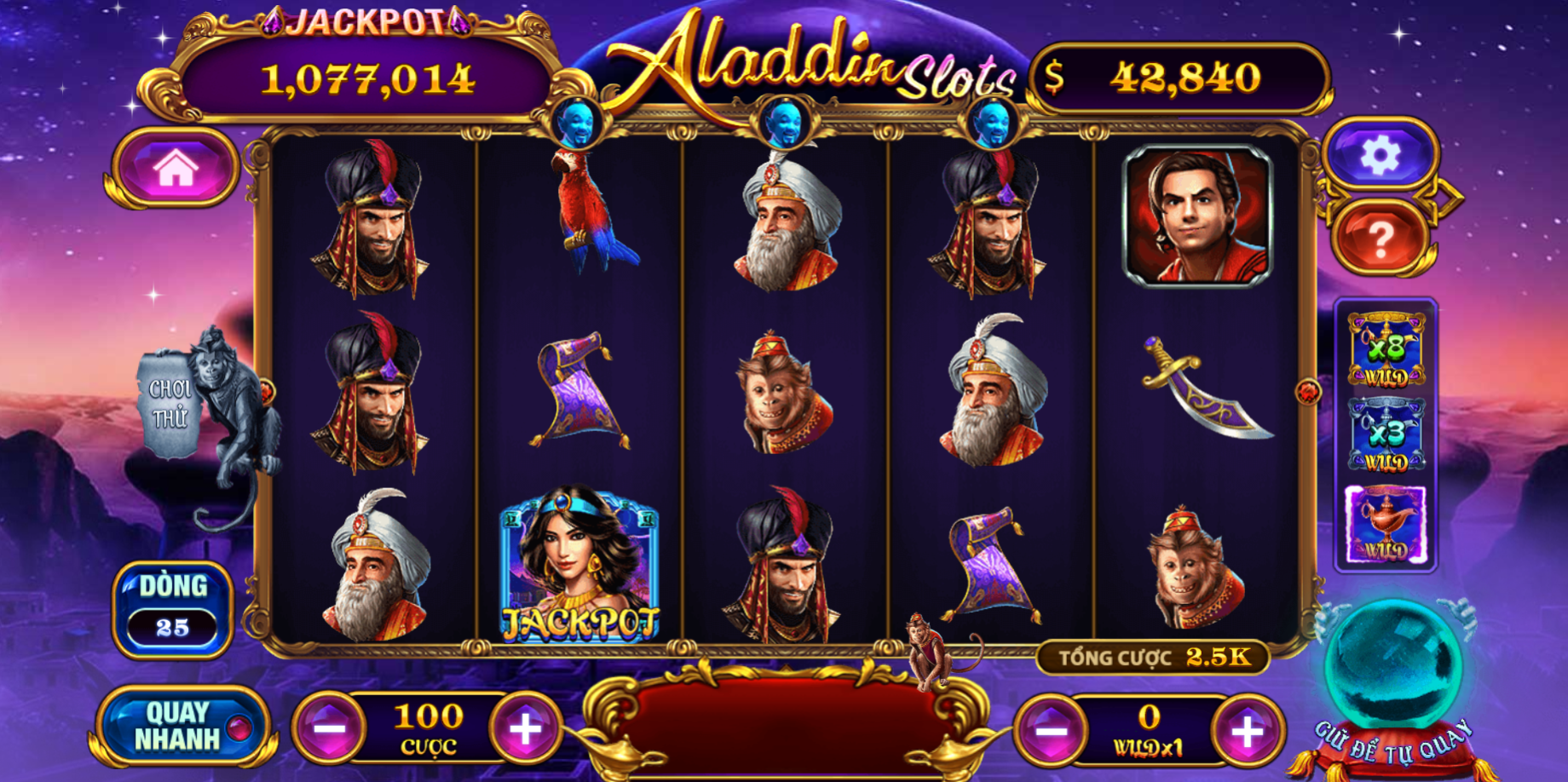 Chiến thuật chơi nổ hũ Aladdin giúp bạn thắng nhiều 